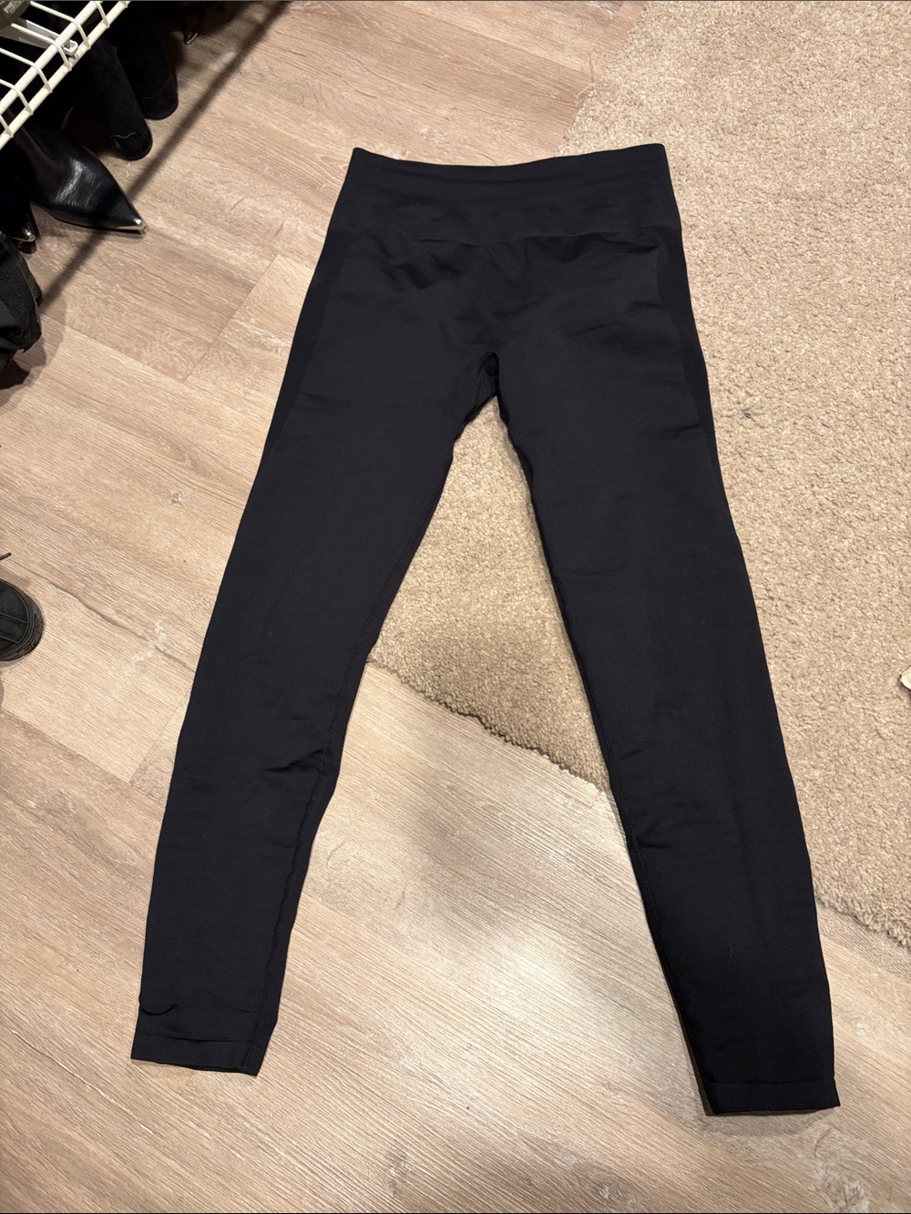 Classic High-Rise Black Women's Leggings